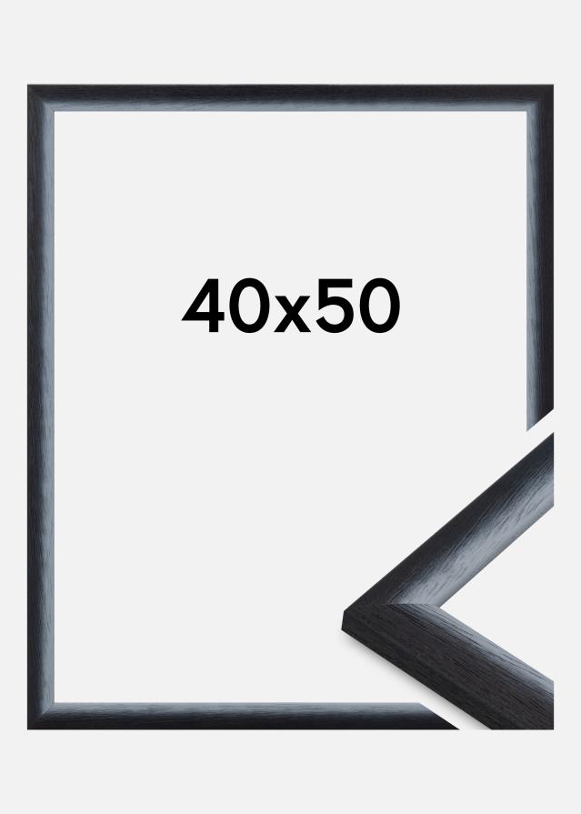 Jämtlands Ramfabrik Kader Cornwall Acrylglas Zwart 40x50 cm