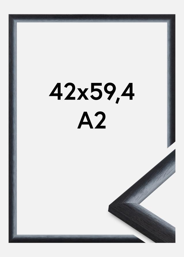 Jämtlands Ramfabrik Kader Cornwall Acrylglas Zwart 42x59.4 cm (A2)