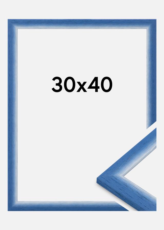 Jämtlands Ramfabrik Kader Cornwall Acrylglas Blauw 30x40 cm