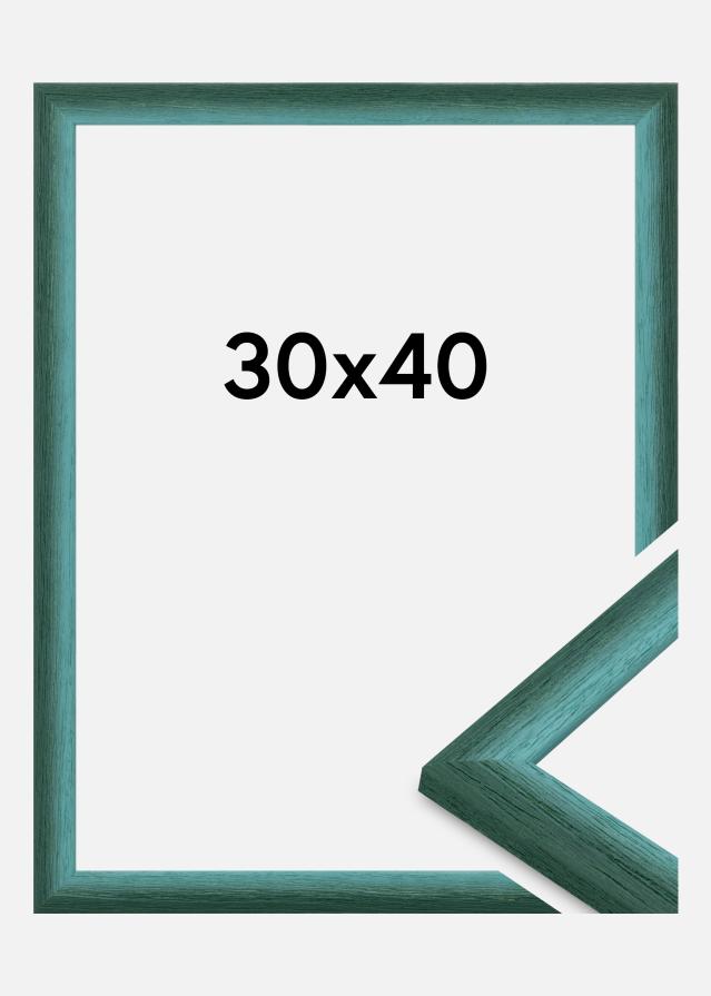 Jämtlands Ramfabrik Kader Cornwall Acrylglas Donkergroen 30x40 cm
