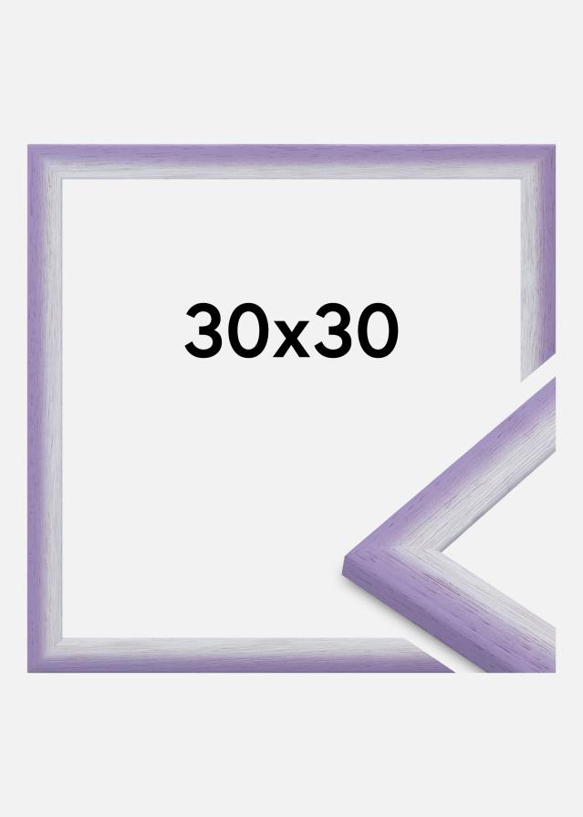 Jämtlands Ramfabrik Kader Cornwall Acrylglas Lichtpaars 30x30 cm