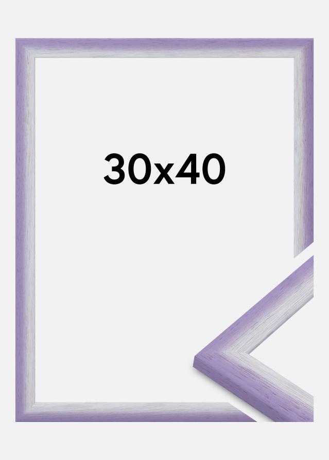 Jämtlands Ramfabrik Kader Cornwall Acrylglas Lichtpaars 30x40 cm