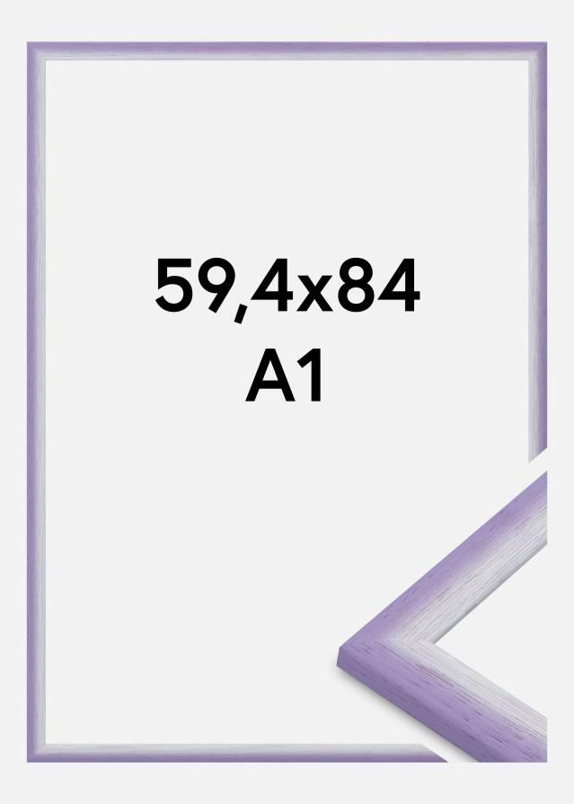 Jämtlands Ramfabrik Kader Cornwall Acrylglas Lichtpaars 59,4x84,1 cm (A1)