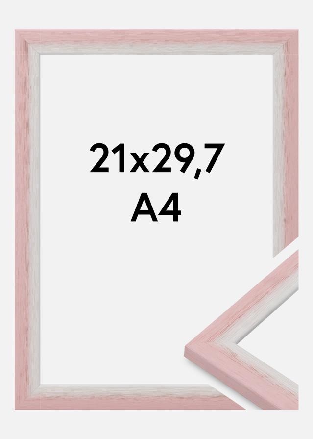 Jämtlands Ramfabrik Kader Cornwall Acrylglas Roze 21x29,7 cm (A4)