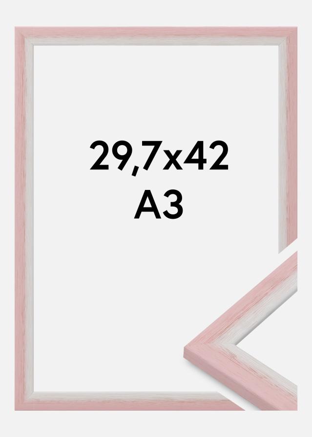 Jämtlands Ramfabrik Kader Cornwall Acrylglas Roze 29,7x42 cm (A3)