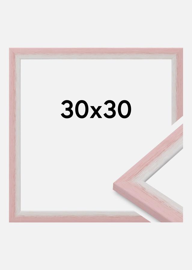 Jämtlands Ramfabrik Kader Cornwall Acrylglas Roze 30x30 cm