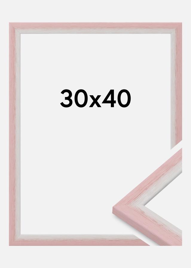 Jämtlands Ramfabrik Kader Cornwall Acrylglas Roze 30x40 cm