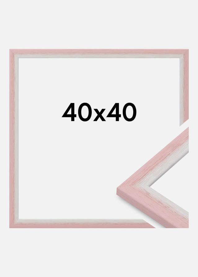 Jämtlands Ramfabrik Kader Cornwall Acrylglas Roze 40x40 cm