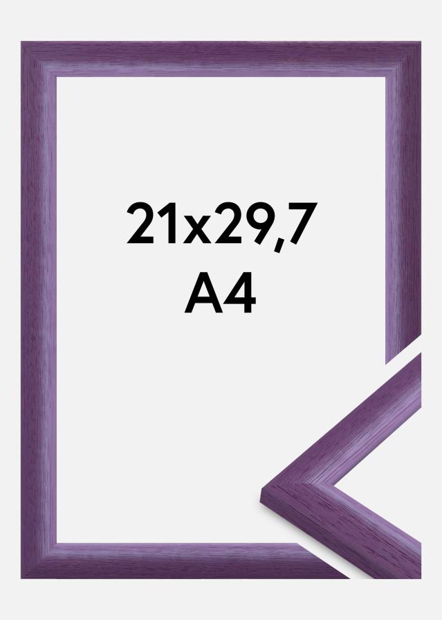 Jämtlands Ramfabrik Kader Cornwall Acrylglas Paars 21x29,7 cm (A4)