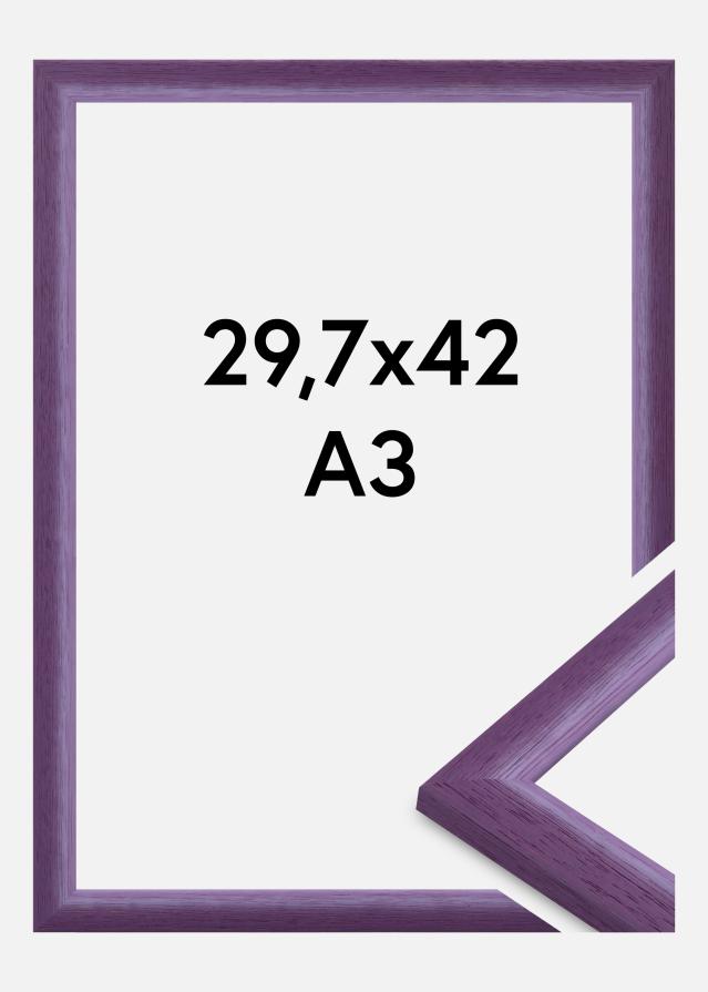 Jämtlands Ramfabrik Kader Cornwall Acrylglas Paars 29,7x42 cm (A3)