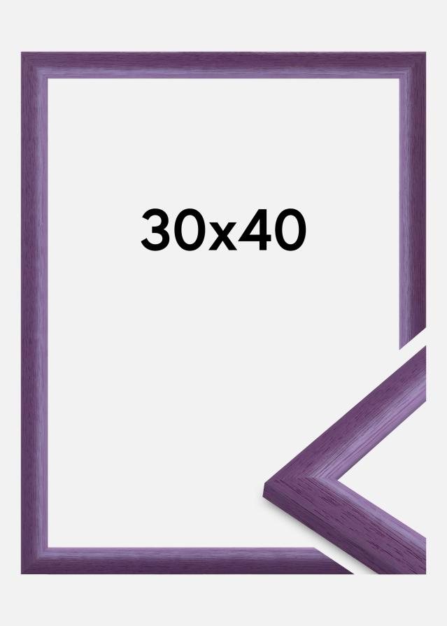 Jämtlands Ramfabrik Kader Cornwall Acrylglas Paars 30x40 cm