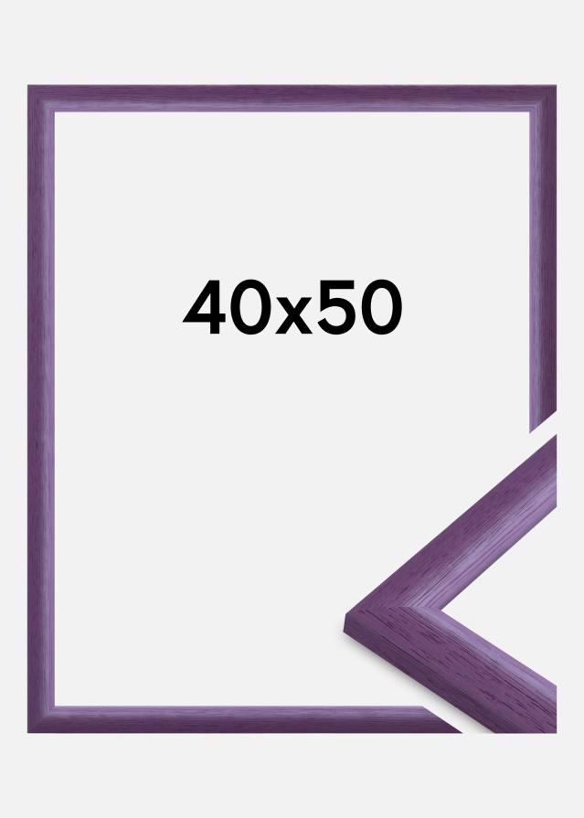 Jämtlands Ramfabrik Kader Cornwall Acrylglas Paars 40x50 cm