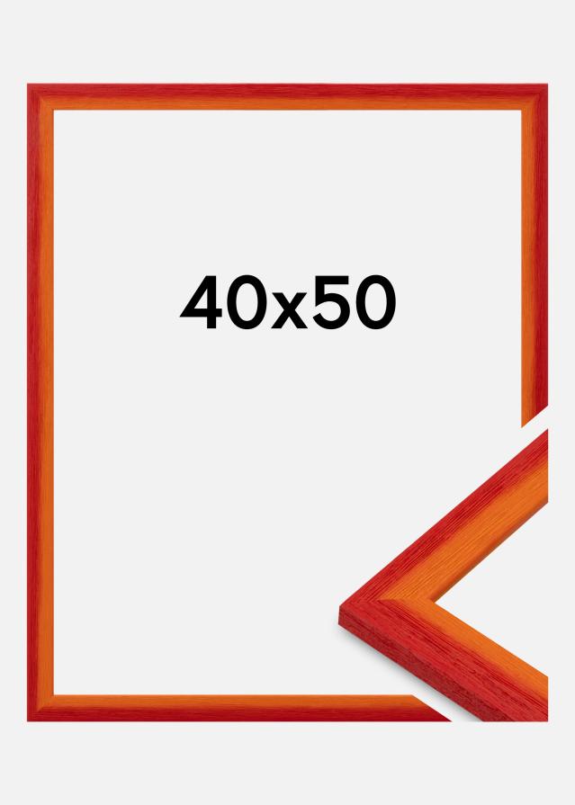 Jämtlands Ramfabrik Kader Cornwall Acrylglas Rood 40x50 cm