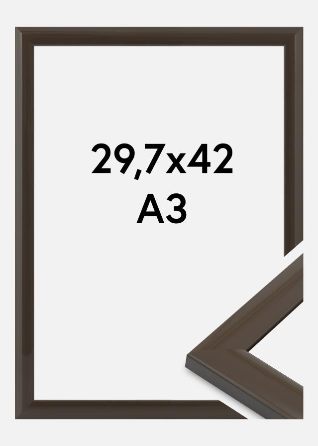 Jämtlands Ramfabrik Kader Dorset Acrylglas Donkergrijs 29,7x42 cm (A3)