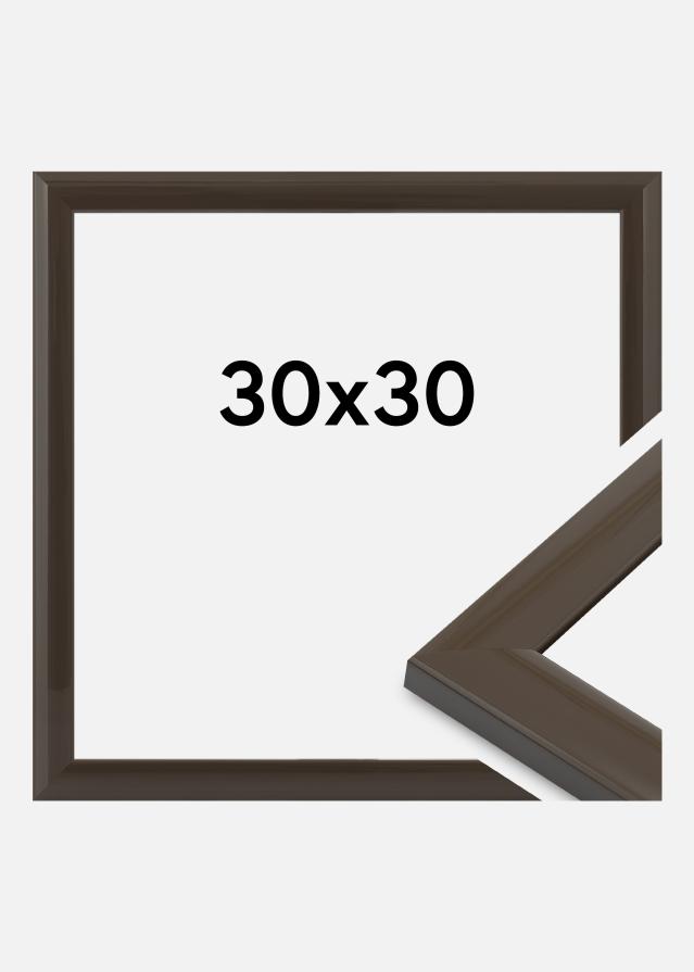 Jämtlands Ramfabrik Kader Dorset Acrylglas Donkergrijs 30x30 cm