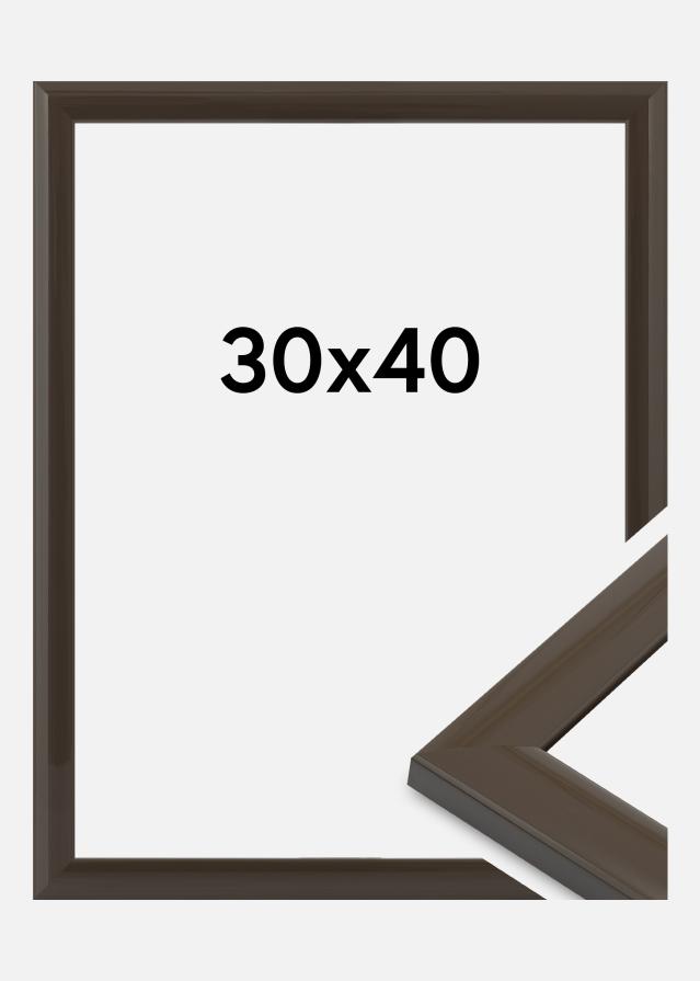 Jämtlands Ramfabrik Kader Dorset Acrylglas Donkergrijs 30x40 cm