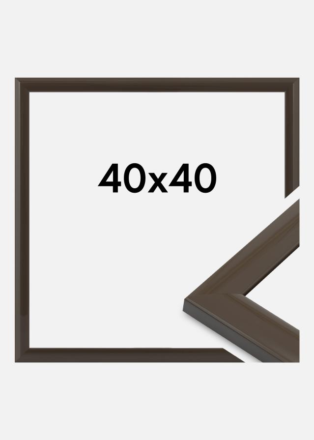 Jämtlands Ramfabrik Kader Dorset Acrylglas Donkergrijs 40x40 cm