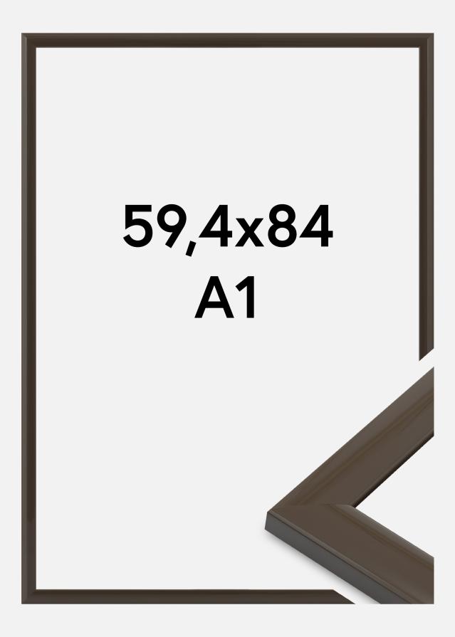 Jämtlands Ramfabrik Kader Dorset Acrylglas Donkergrijs 59,4x84,1 cm (A1)