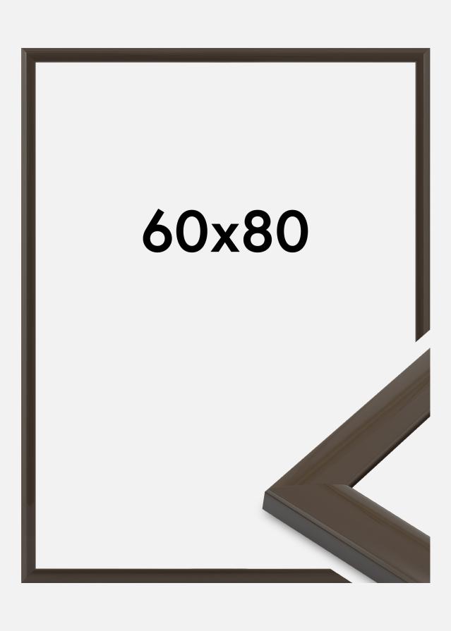 Jämtlands Ramfabrik Kader Dorset Acrylglas Donkergrijs 60x80 cm