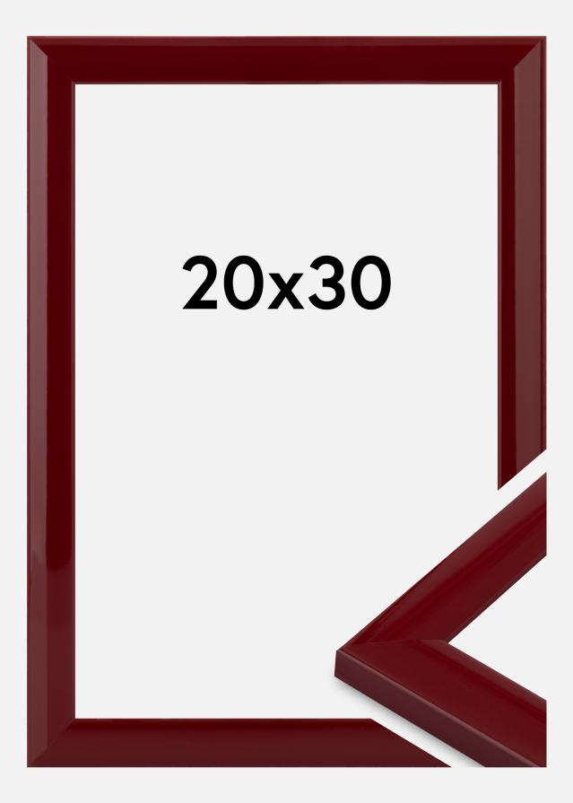 Jämtlands Ramfabrik Kader Dorset Acrylglas Donkerrood 20x30 cm