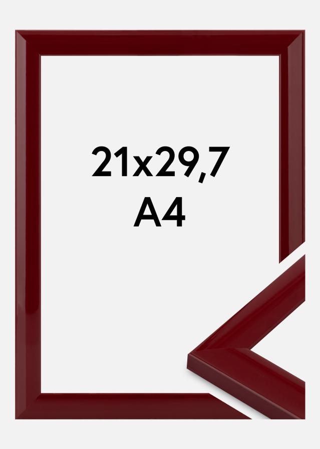 Jämtlands Ramfabrik Kader Dorset Acrylglas Donkerrood 21x29,7 cm (A4)