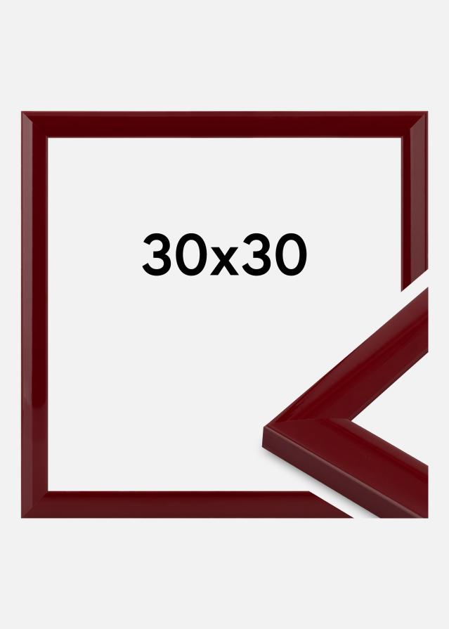 Jämtlands Ramfabrik Kader Dorset Acrylglas Donkerrood 30x30 cm