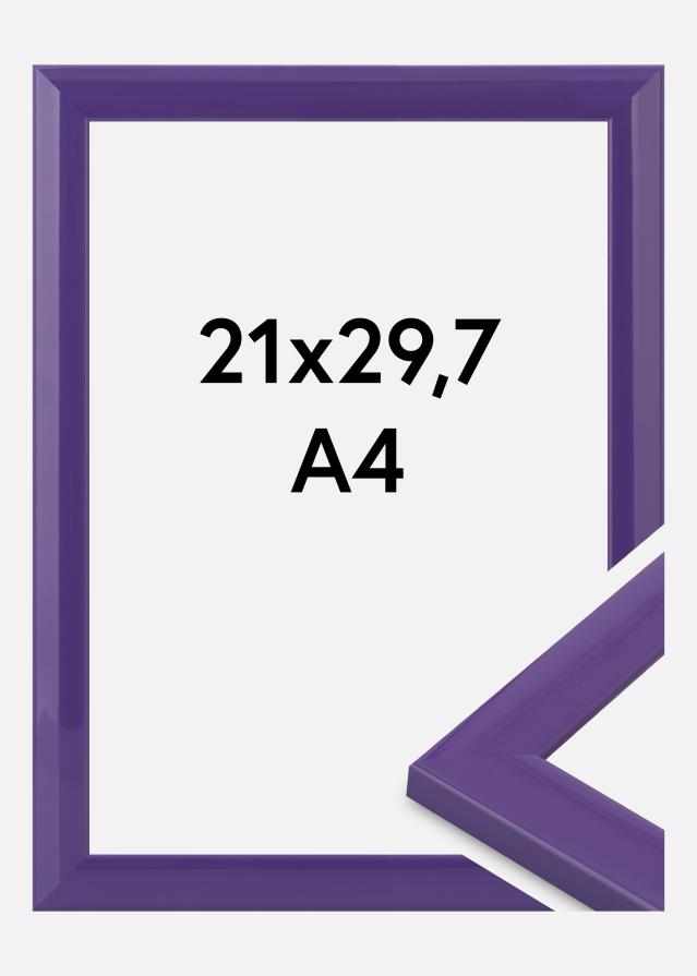 Jämtlands Ramfabrik Kader Dorset Acrylglas Paars 21x29,7 cm (A4)