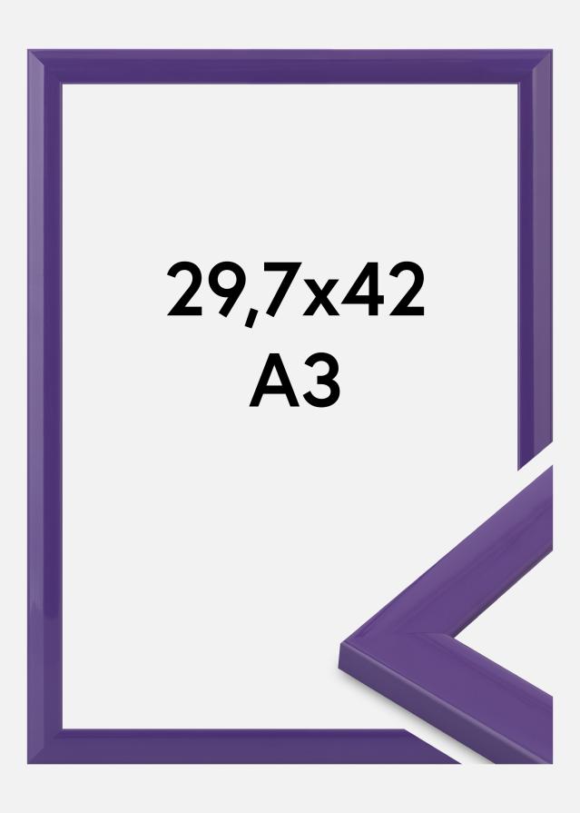 Jämtlands Ramfabrik Kader Dorset Acrylglas Paars 29,7x42 cm (A3)