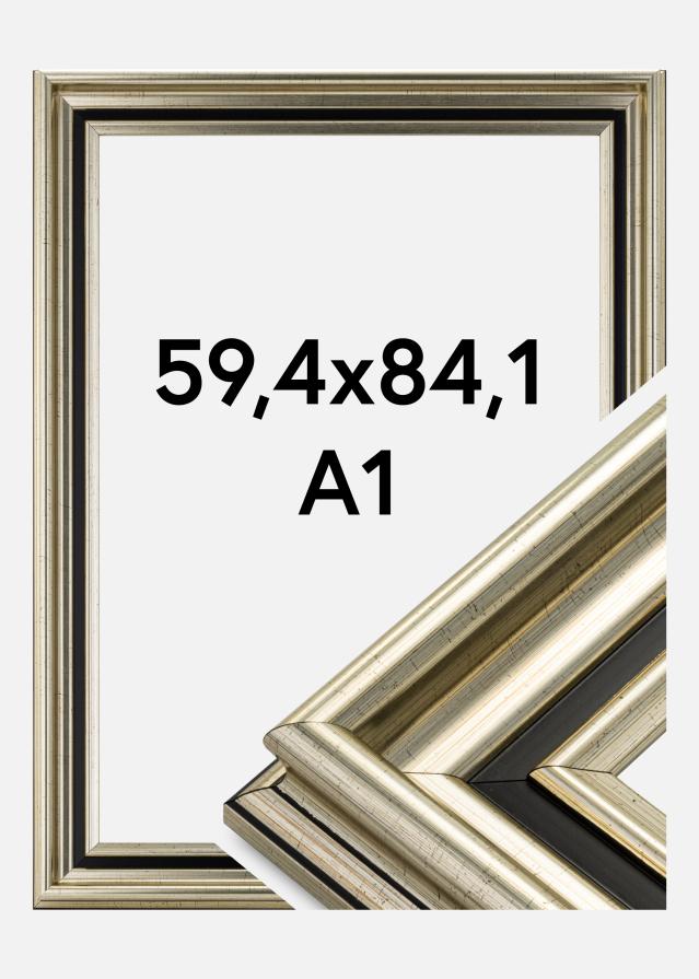 Ramverkstad Kader Gysinge Premium Zilver 59,4x84,1 cm (A1)