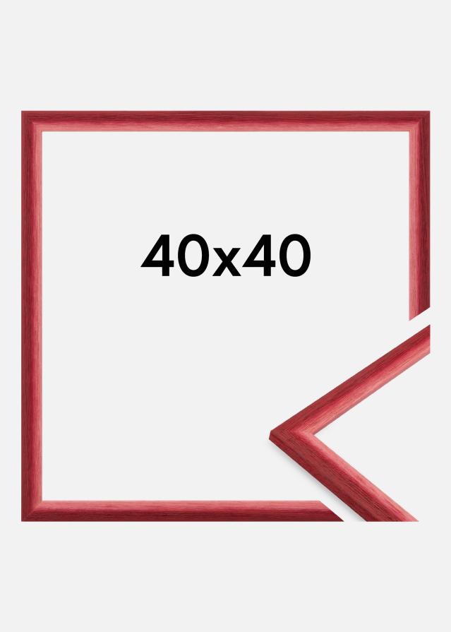 Jämtlands Ramfabrik Kader Cornwall Acrylglas Donkerrood 40x40 cm