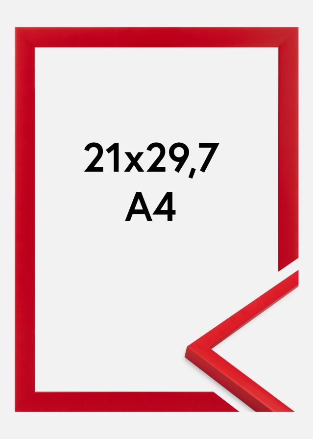 Jämtlands Ramfabrik Kader Kent Acrylglas Rood 21x29,7 cm (A4)