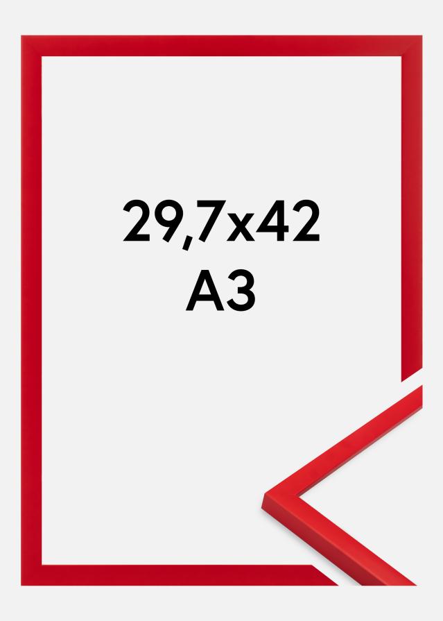 Jämtlands Ramfabrik Kader Kent Acrylglas Rood 29,7x42 cm (A3)