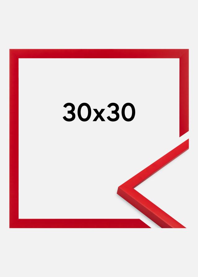 Jämtlands Ramfabrik Kader Kent Acrylglas Rood 30x30 cm
