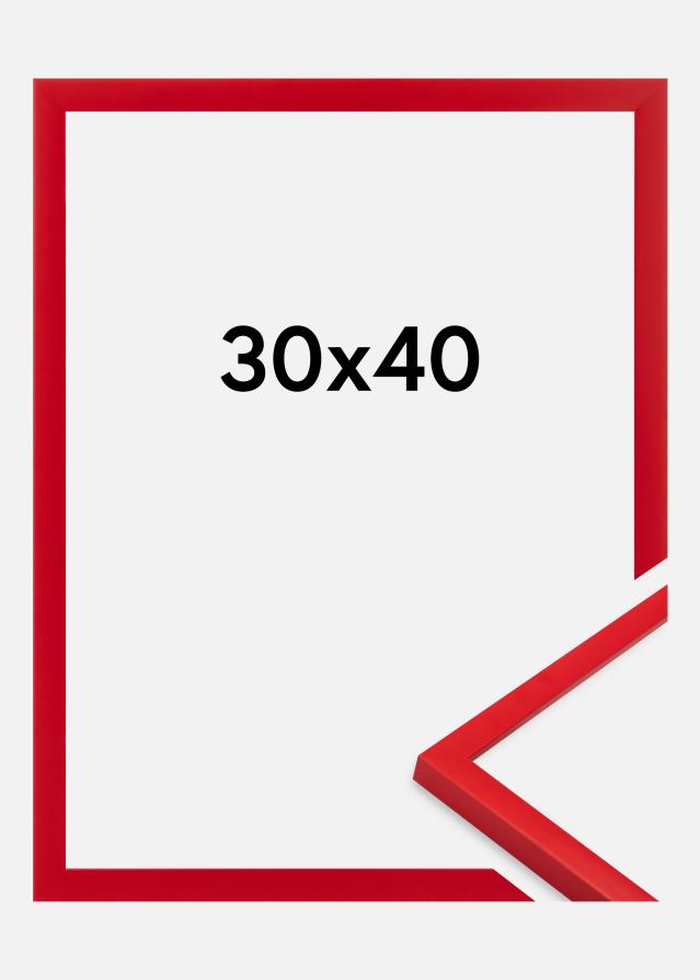 Jämtlands Ramfabrik Kader Kent Acrylglas Rood 30x40 cm