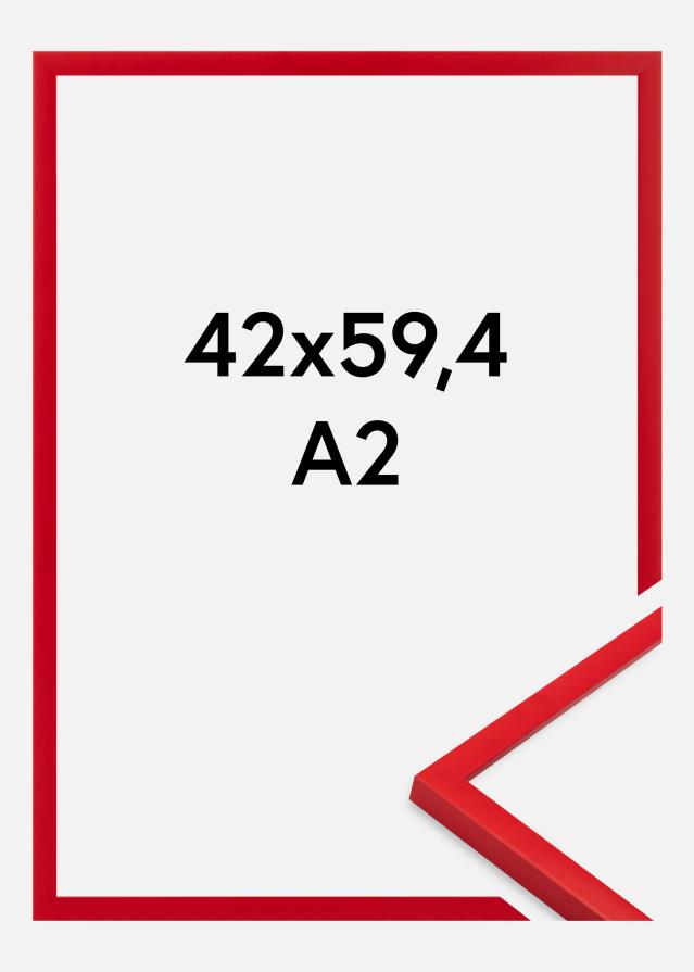 Jämtlands Ramfabrik Kader Kent Acrylglas Rood 42x59,4 cm (A2)