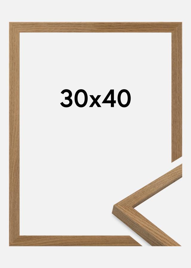 Jämtlands Ramfabrik Kader Salisbury Acrylglas Eik 30x40 cm
