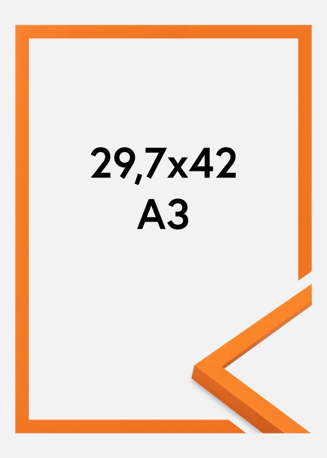 Jämtlands Ramfabrik Kader Kent Acrylglas Oranje 29,7x42 cm (A3)