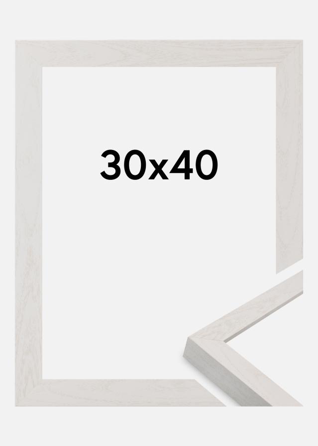 Jämtlands Ramfabrik Kader Wells Acrylglas Wit 30x40 cm