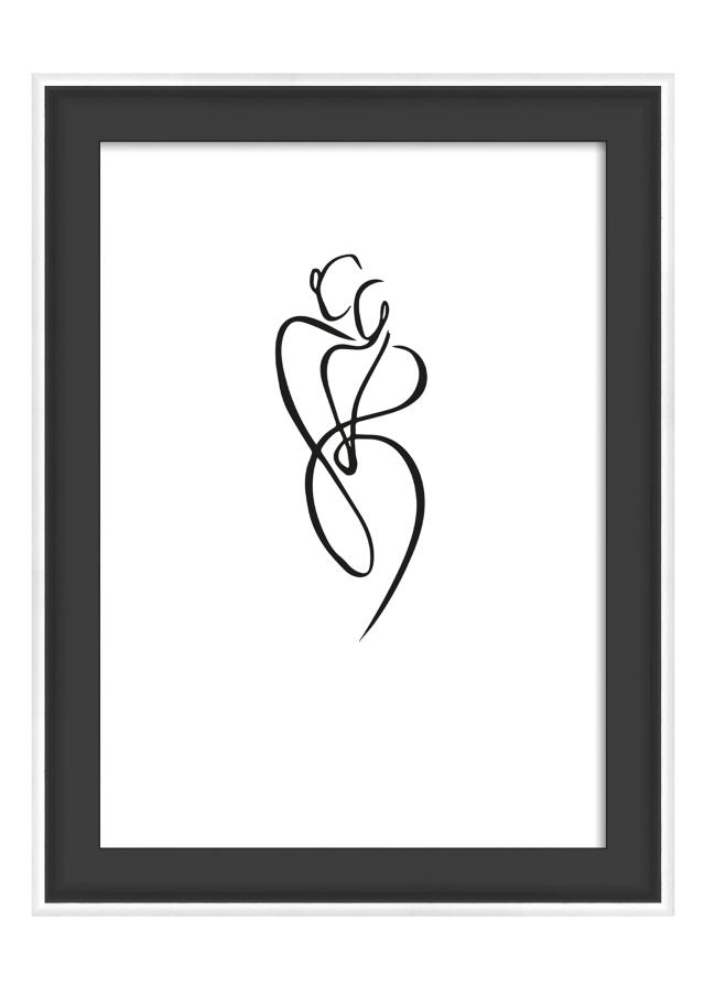 Walther Kader Silhouette Zwart 10x15 cm