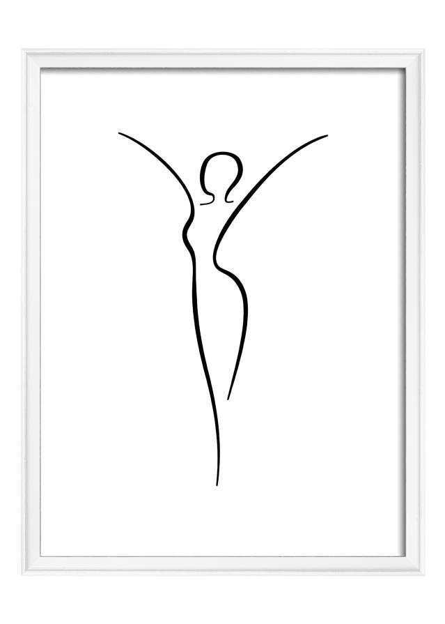 Walther Kader Silhouette Wit 30x40 cm
