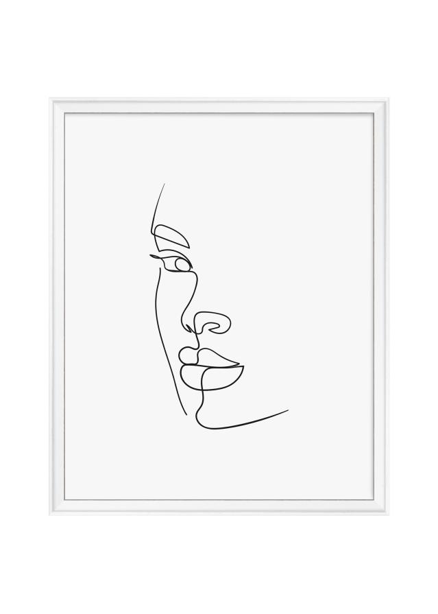 Walther Kader Silhouette Wit 40x50 cm