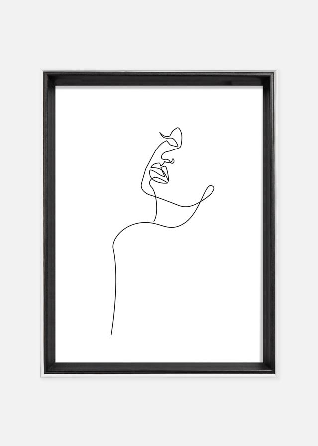 Walther Kader Silhouette Zwart 18x24 cm