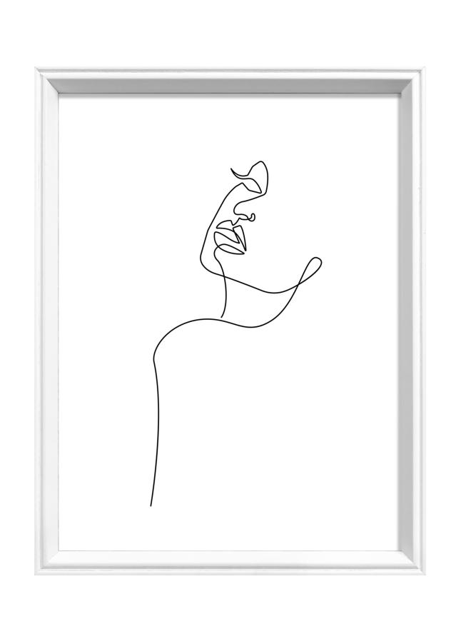 Walther Kader Silhouette Wit 18x24 cm