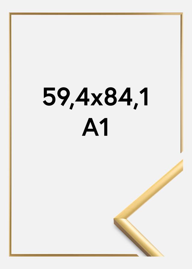 BGA Kader New Lifestyle Acrylglas Shiny Gold 59,4x84,1 cm (A1)