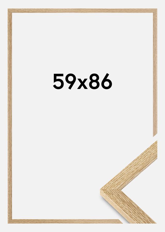 Jämtlands Ramfabrik Kader Selection Acrylglas Eikenhout 59x86 cm