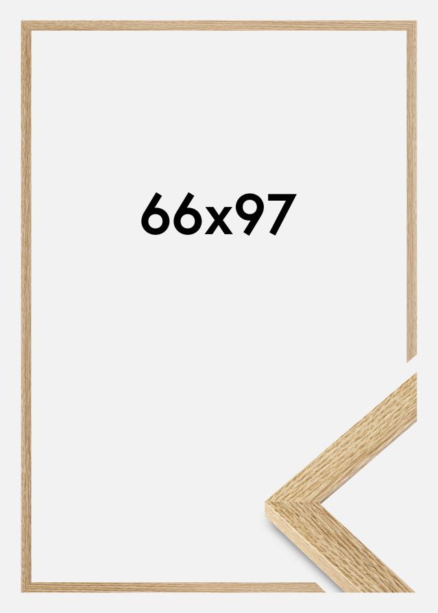 Jämtlands Ramfabrik Kader Selection Acrylglas Eikenhout 66x97 cm