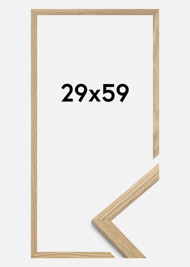 Jämtlands Ramfabrik Kader Trendy Acrylglas Eikenhout 29x59 cm