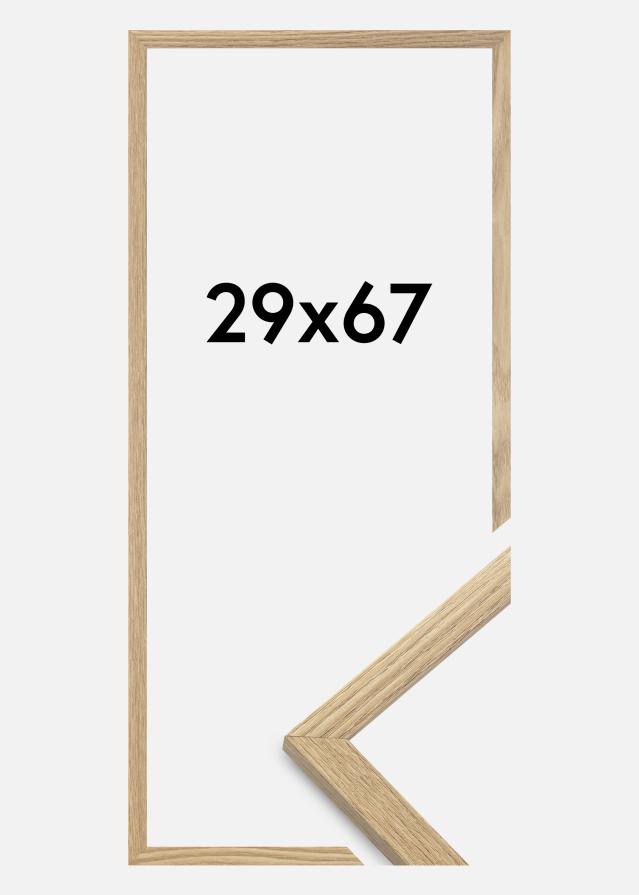 Jämtlands Ramfabrik Kader Trendy Acrylglas Eikenhout 29x67 cm