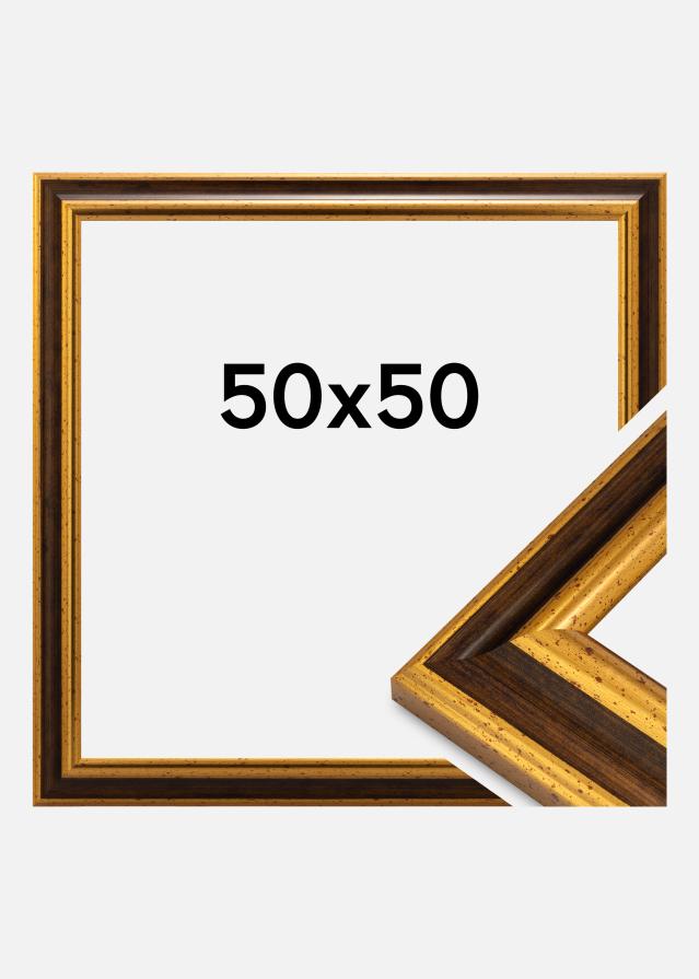 Jämtlands Ramfabrik Kader Aberystwyth Acrylglas Goud 50x50 cm
