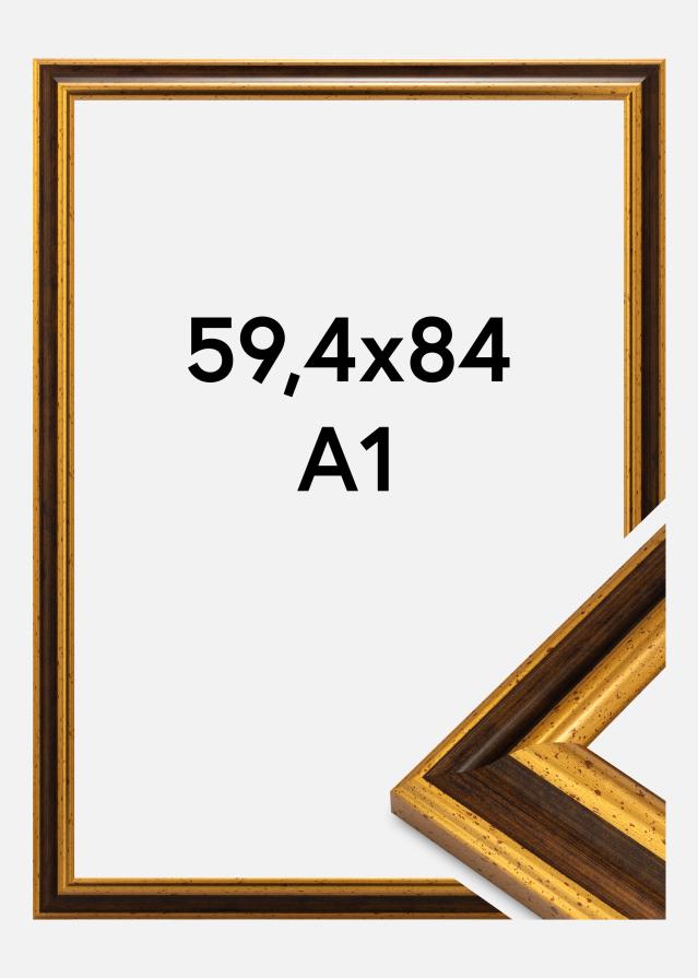 Jämtlands Ramfabrik Kader Aberystwyth Acrylglas Goud 59,4x84,1 cm (A1)